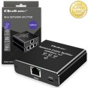 Qoltec Rozdzielacz Splitter Ethernet mini SWITCH 1x3 RJ45 | 1000Mb/s | USB-C | Aluminium