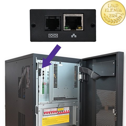 Qoltec Zasilacz awaryjny UPS 3 - fazowy | 20kVA | 16KW | LCD | EPO | SNMP | USB | On-line | Low frequency