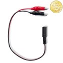 Qoltec Automatyczna ładowarka do akumulatora AGM GEL STD | Prostownik 12V | 2A | 24W | 5.5x2.1 | Kabel 1.8m