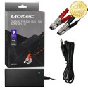 Qoltec Automatyczna ładowarka do akumulatora AGM GEL STD | Prostownik 12V | 2A | 24W | LED | Kabel 1.8m
