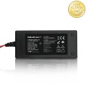 Qoltec Automatyczna ładowarka do akumulatora AGM GEL STD | Prostownik 24V | 2A | 48W | LED | Kabel 1.8m