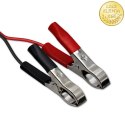 Qoltec Automatyczna ładowarka do akumulatora AGM GEL STD | Prostownik 24V | 2A | 48W | LED | Kabel 1.8m