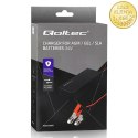 Qoltec Automatyczna ładowarka do akumulatora AGM GEL STD | Prostownik 24V | 2A | 48W | LED | Kabel 1.8m