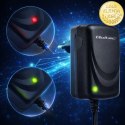 Qoltec Automatyczna ładowarka do akumulatora AGM GEL STD | Prostownik 6V/12V | 6W | 5.5x2.1 | Kabel 1.8m