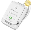 Qoltec Certyfikowany Czujnik wycieku gazu Propan-Butan | detektor LPG | alarm 85dB | LED