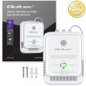 Qoltec Certyfikowany Czujnik wycieku gazu Propan-Butan | detektor LPG | alarm 85dB | LED