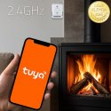 Qoltec Certyfikowany Czujnik wycieku gazu ziemnego | detektor CH4 | NG | Tuya | Wi-Fi | alarm 85dB | LED