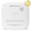 Qoltec Certyfikowany bezprzewodowy Czujnik dymu z baterią | żywotność sensora 10 lat | żywotność baterii 10 lat | alarm 85dB | L