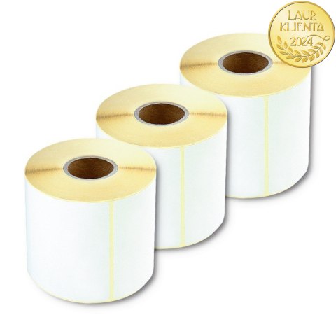 Qoltec Etykiety termotransferowe 100 x 210 | 350 etykiet