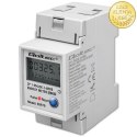 Qoltec Jednofazowy elektroniczny licznik zużycia energii na szynę DIN | RESET | licznik okresowy i stały | 230V | 60A | LCD | LE