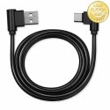 Qoltec Kabel USB typ C męski | USB 2.0 A męski | 1m