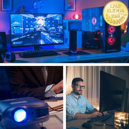 Qoltec Kabel zasilający IEC C5/SCHUKO | koniczynka | 3x0.75mm² | 1.4m