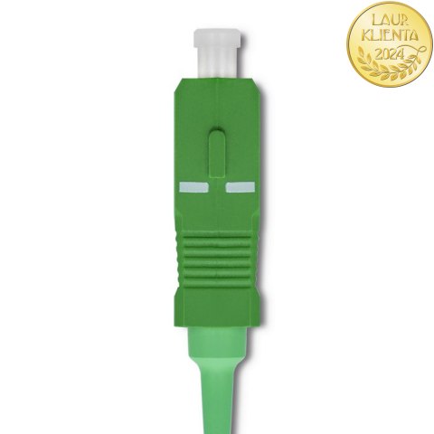 Qoltec Pigtail światłowodowy SC/APC | Singlemode | 9/125 | G652D | 2m