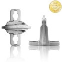 Qoltec Przelotowy uchwyt / wieszak do kabli | MBL: 14kN