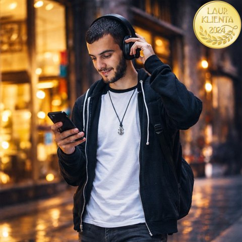 Qoltec Słuchawki bezprzewodowe nauszne z mikrofonem | BT | Super Bass | Czarne