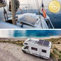 Qoltec Solarny regulator ładowania MPPT z czujnikiem temperatury 10A |12V / 24V | LCD | 2 x USB | GEL | LiFePO4