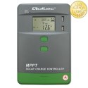 Qoltec Solarny regulator ładowania MPPT z czujnikiem temperatury 10A |12V / 24V | LCD | 2 x USB | GEL | LiFePO4