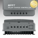 Qoltec Solarny regulator ładowania MPPT z czujnikiem temperatury 10A |12V / 24V | LCD | 2 x USB | GEL | LiFePO4