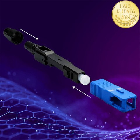 Qoltec Szybkozłącze światłowodowe SC/UPC | Singlemode | 3.0mm