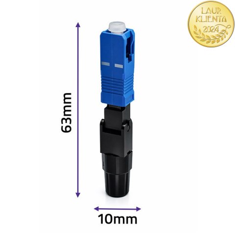Qoltec Szybkozłącze światłowodowe SC/UPC | Singlemode | 3.0mm