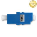Qoltec Tłumik światłowodowy LC/UPC (F) - LC/UPC (F) | Singlemode | 10dB