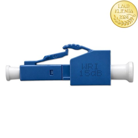 Qoltec Tłumik światłowodowy LC/UPC (F) - LC/UPC (M) | Singlemode | 15dB
