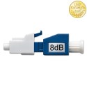 Qoltec Tłumik światłowodowy LC/UPC (F) - LC/UPC (M) | Singlemode | 8dB