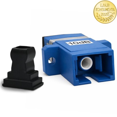 Qoltec Tłumik światłowodowy SC/UPC (F) - SC/UPC (F) | Singlemode | 10dB