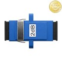 Qoltec Tłumik światłowodowy SC/UPC (F) - SC/UPC (F) | Singlemode | 2dB