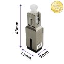 Qoltec Tłumik światłowodowy SC/UPC (F) - SC/UPC (M) | Singlemode | 3dB
