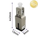 Qoltec Tłumik światłowodowy SC/UPC (F) - SC/UPC (M) | Singlemode | 8dB