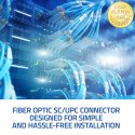 Qoltec Złącza światłowodowe FC/UPC |Multimode | 3.0mm