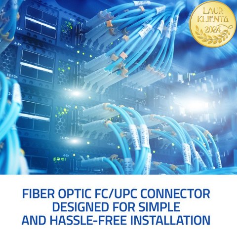 Qoltec Złącza światłowodowe FC/UPC | Singlemode | 3.0mm