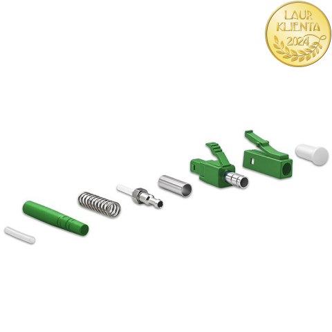 Qoltec Złącza światłowodowe LC/APC | Singlemode | 3.0mm