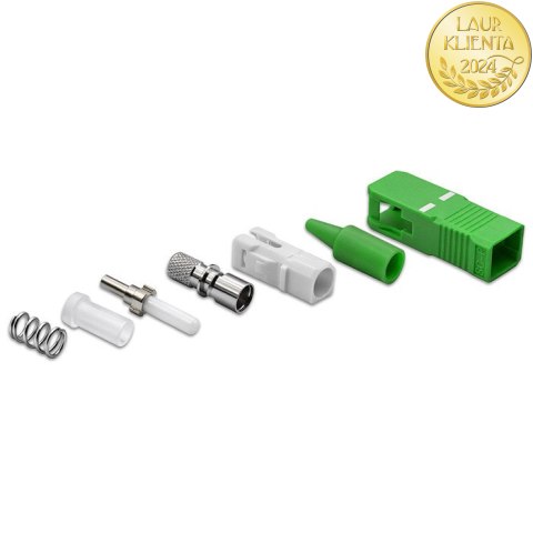 Qoltec Złącza światłowodowe SC/APC | Singlemode | 0.9mm