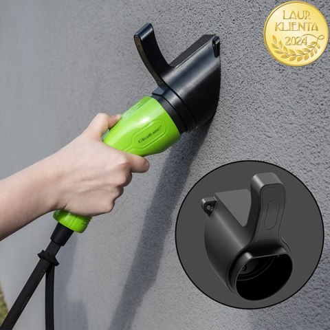 Qoltec Mobilna ładowarka do samochodu elektrycznego EV i hybryd z regulacją 2w1 Typ2 | 11kW | 3 Fazy | CEE 32A | LCD | Przenośna
