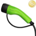 Qoltec Mobilna ładowarka do samochodu elektrycznego EV i hybryd z regulacją 2w1 Typ2 | 11kW | 3 Fazy | CEE 32A | LCD | Przenośna