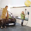 Qoltec Mobilna ładowarka do samochodu elektrycznego EV i hybryd z regulacją 2w1 Typ2 | 11kW | 400V | CEE 32A | Wi-fi | TUYA | SM