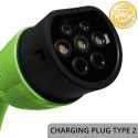 Qoltec Mobilna ładowarka do samochodu elektrycznego EV i hybryd z regulacją 2w1 Typ2 | 22kW | 400V | CEE 32A | Wi-fi | TUYA | SM