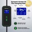 Qoltec Mobilna ładowarka do samochodu elektrycznego EV i hybryd z regulacją 2w1 Typ2 | 3.5kW | 230V | SCHUKO 16A | LCD | Przenoś