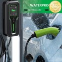 Qoltec Mobilna ładowarka do samochodu elektrycznego EV i hybryd z regulacją 2w1 Typ2 | 3.5kW | 230V | SCHUKO 16A | LCD | Przenoś