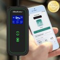 Qoltec Mobilna ładowarka do samochodu elektrycznego EV i hybryd z regulacją 2w1 Typ2 | 3.5kW | 230V | SCHUKO 16A | Wi-fi | LCD |