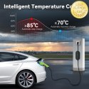 Qoltec Mobilna ładowarka do samochodu elektrycznego EV i hybryd z regulacją 2w1 Typ2 | 3.5kW | 230V | SCHUKO 16A | Wi-fi | TUYA 