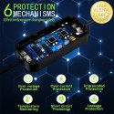 Qoltec Mobilna ładowarka do samochodu elektrycznego EV i hybryd z regulacją 2w1 Typ2 | 7kW | 230V | CEE 32A | LCD | Przenośna | 