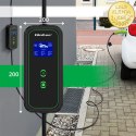 Qoltec Mobilna ładowarka do samochodu elektrycznego EV i hybryd z regulacją 2w1 Typ2 | 7kW | 230V | CEE 32A | LCD | Przenośna | 