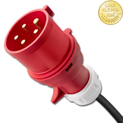 Qoltec Mobilna ładowarka do samochodu elektrycznego EV i hybryd z regulacją 2w1 Typ2 | 7kW | 230V | CEE 32A | LCD | Przenośna | 