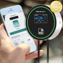 Qoltec Stacja ładowania EV Typ2 do samochodu elektrycznego i hybryd | 22kW | Wi-fi| | LCD | 3 fazy | Wallbox | Smart life | RFI