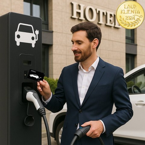 Qoltec System hotelowy EV | programator kart EV + oprogramowanie + 5 kart EV