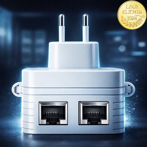 Qoltec Wzmacniacz sygnału WiFi 5 | Repeater | Access Point | AC1200 | 6 Anten | 2x RJ45 | 128MB