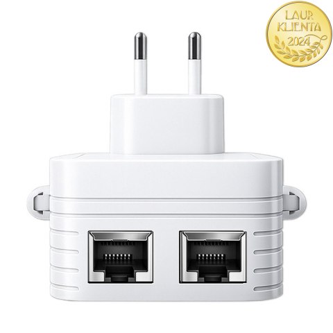 Qoltec Wzmacniacz sygnału WiFi 5 | Repeater | Access Point | AC1200 | 6 Anten | 2x RJ45 | 128MB